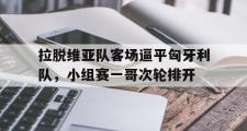 开云体育APP下载-拉脱维亚队客场逼平匈牙利队，小组赛一哥次轮排开的简单介绍